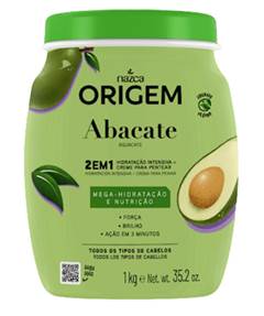 PERF.CREME CAB ORIGEM 2X1 ABACATE