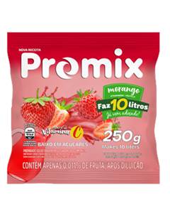 SUCO PO PROMIX MORANGO 250 G