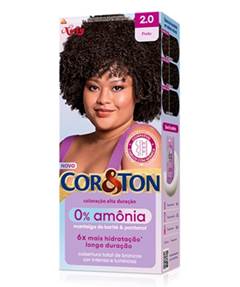 PERF.TINTA CAB COR E TON S/A PRETO 2.0