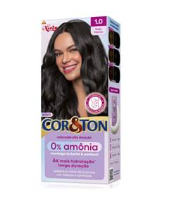PERF.TINTA CAB COR E TON S/A PRETO 1.0