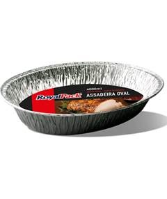 ASSADEIRA ALUMINIO ROYALPACK 4L S/TAMPA