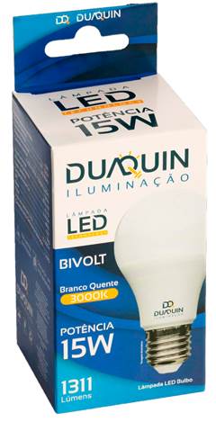 LAMP DUAQUIN LED BCO BULBO 15W