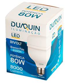 LAMP DUAQUIN LED BCO BULBO 80W