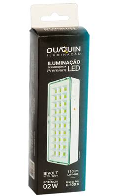 LAMP DUAQUIN LUMIN EMERG BIVOLT 30LED 2W