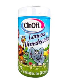 LENCO UMEDECIDO CLIN-OFF AZUL 75 UN