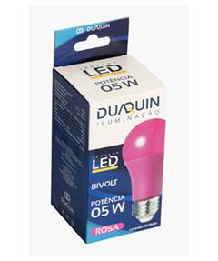 LAMP DUAQUIN LED ROSA BULBO 5W
