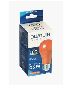 LAMP DUAQUIN LED VERMELHO BULBO 5W