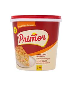 MARGARINA PRIMOR 60% BALDE 3 KG