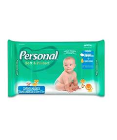 TOALHA UMEDECIDA PERSONAL BABY 50UN