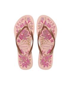 HAV SLIM ORGANIC ROSA/DOURADO 37/38