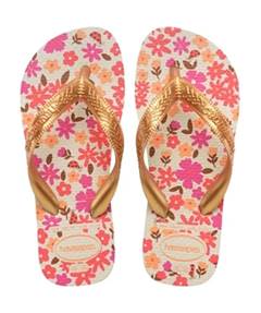 HAV KIDS FLORES BEGE/DOURADO 29/30