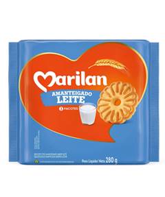 BISC AMANTEIGADO MARILAN LEITE 280G