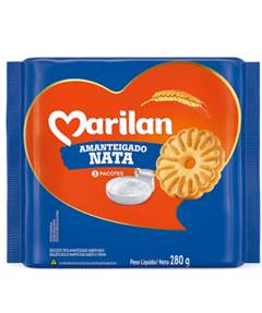 BISC AMANTEIGADO MARILAN NATA 280G