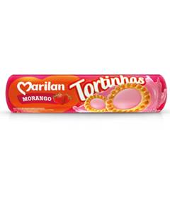 BISC TORTINHA MARILAN MORANGO 140G