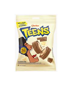 BISC SNACK TEENS CHOC BRANCO 80G