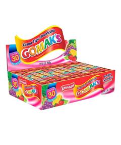 BA GOMA GOMAK`S  FRUTAS  SORTIDAS