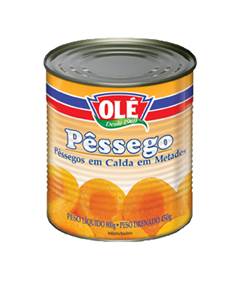 DOCE PESSEGO EM CALDA OLE