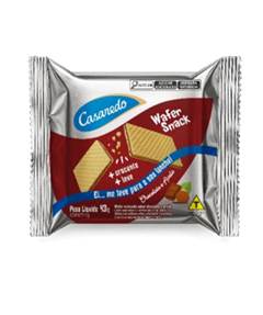 BISC SNACK WAFER CASAREDO CHOC E AVELA