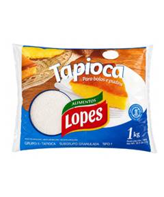 FECULA TAPIOCA GRANULADA LOPES 1 KG