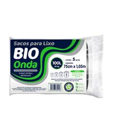 SACO P/LIXO BIO ONDA PT 100L ALM 1X5UN