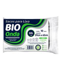 SACO P/LIXO BIO ONDA PT 30L ALM 1X10UN